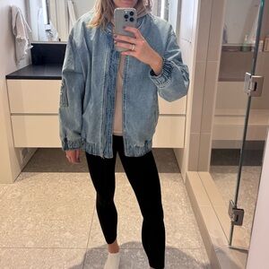 Mango Light Blue Jean Jacket